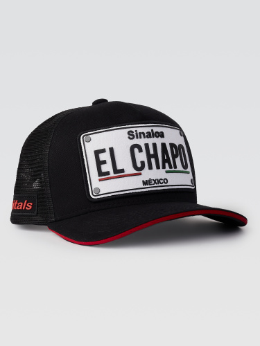 Boné itals El Chapo Preto