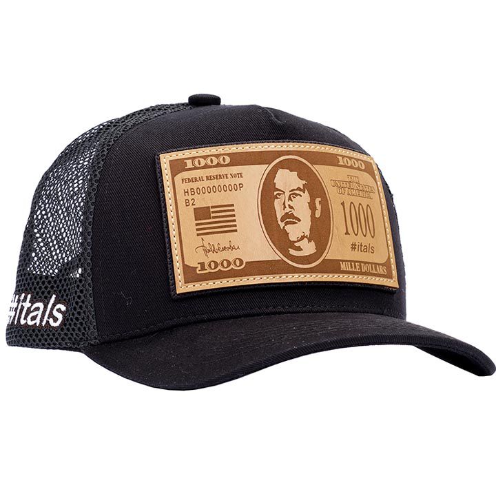 Boné itals Dollar Preto