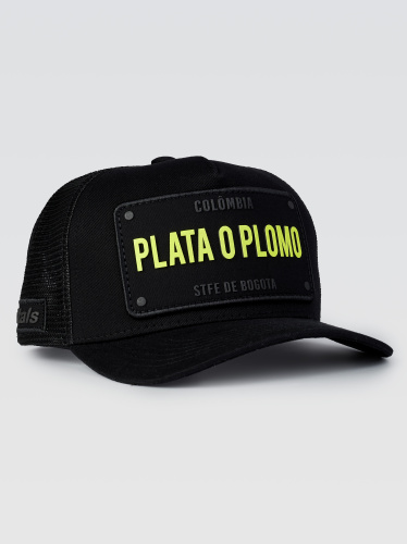 Boné itals Plata o Plomo Neon Amarelo