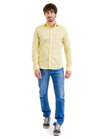 Camisa Social Longa Yellow