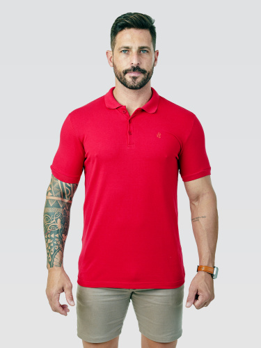 Camisa Polo itals Vermelho