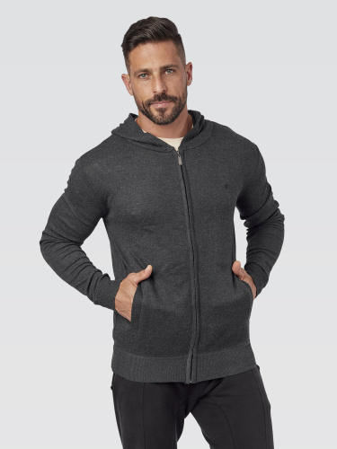 Suéter Preto Bolso Canguru