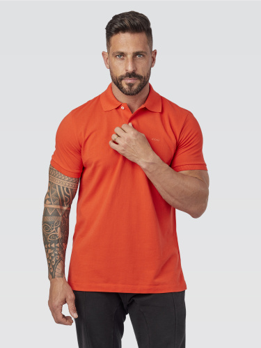Camisa Polo Peruana Laranja 