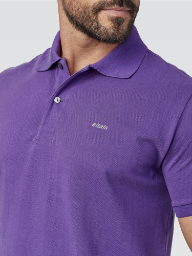 Camisa Polo Peruana Roxa