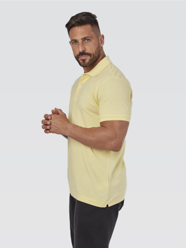 Camisa Polo Peruana Amarela