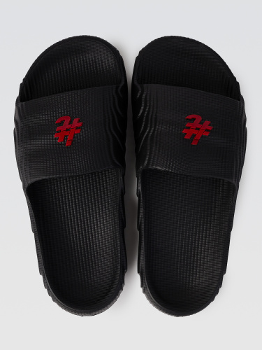 Chinelo Nuvem Adventure Preto Brasão Red