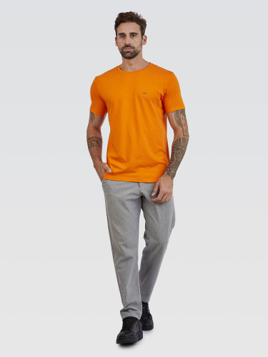 Camiseta Básica Cyber Laranja