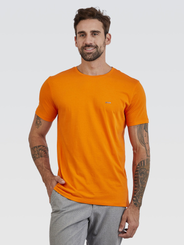 Camiseta Básica Cyber Laranja