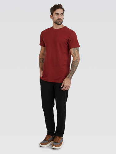 Camiseta Textura Horizonte Terracota