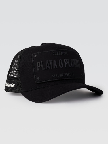 Boné Plata o Plomo Preto