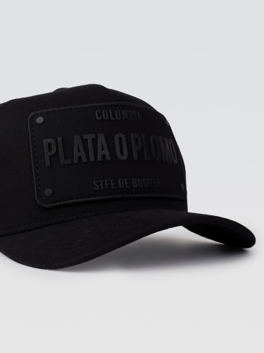 Boné Plata o Plomo Preto