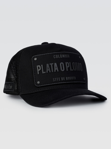 Boné Plata o Plomo Black