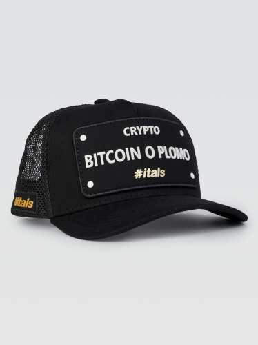 Boné Bitcoin Preto 