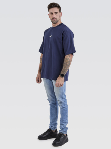 Camiseta Pima Oversized Since 2012 Marinho