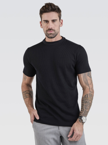 Camiseta New Tricot Preto