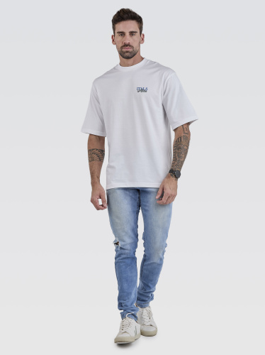 Camiseta Pima Oversized Atelier Branco